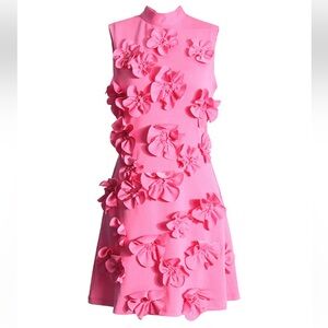 NWT Pink Floral Sleeveless Mini Dress